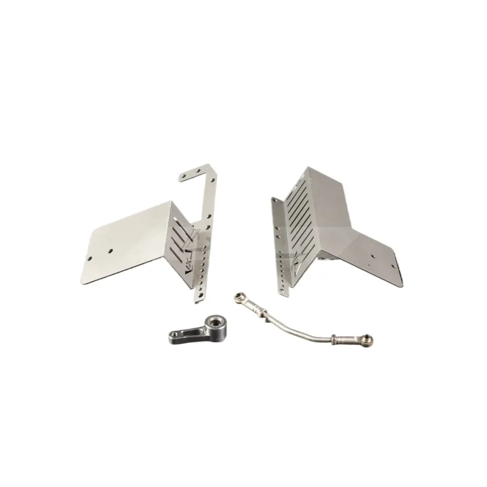 1/14 Tamiya Rc Tractor Stainless Steel Floor Servo Mount Steering Rod Kit 1