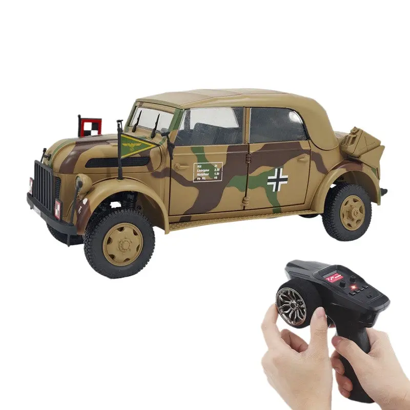 Hg4-51 1500A1:18 4Wd Rc  German Climbing Off-Road Camouflage Vehicle Rtr 1