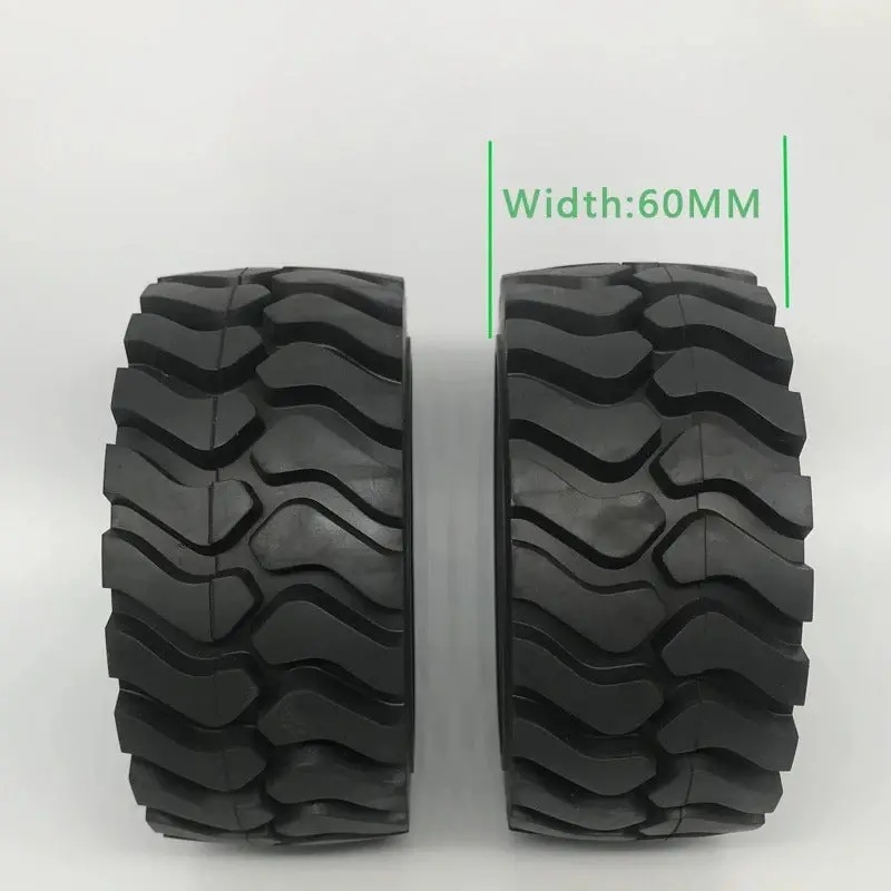 142Mm Outer Diameter 1/14 Rc Hydraulic Engineering Model Tire With Liner 1