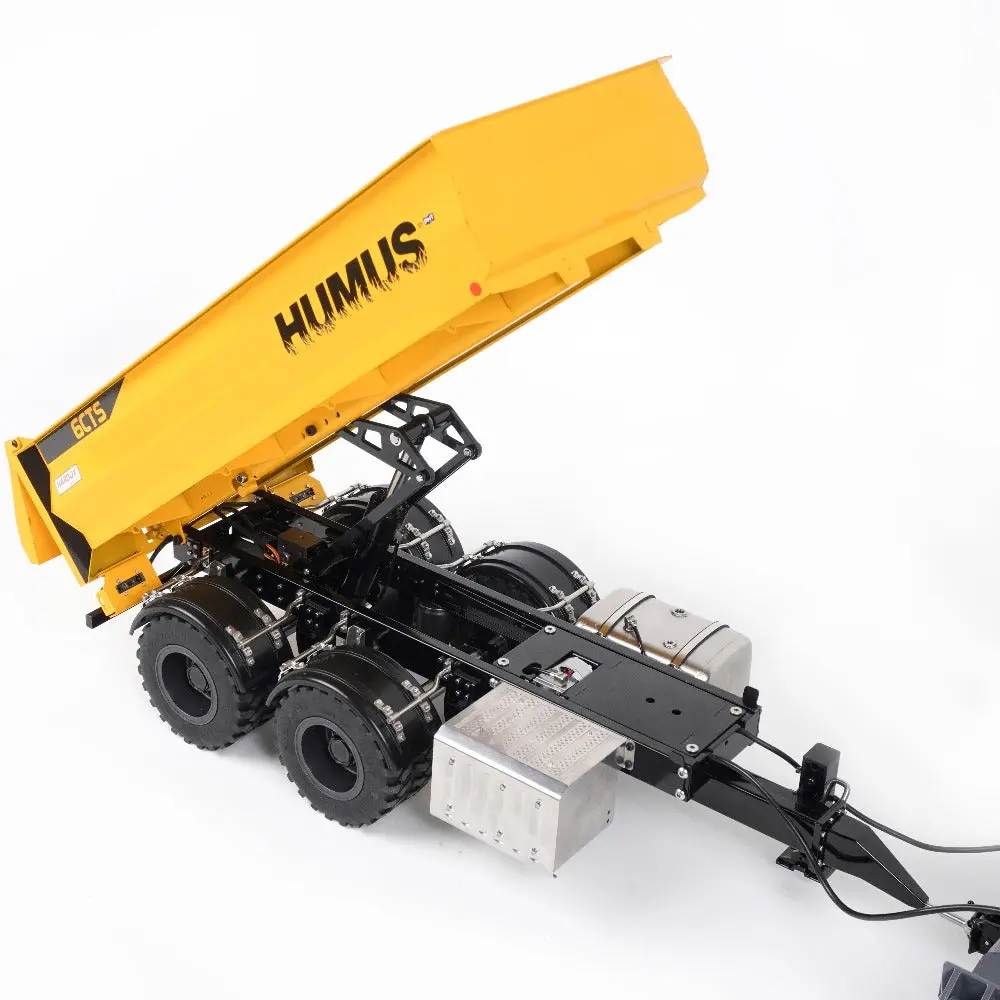 Cut Hobby C900 1/14 Rc Hydraulic Metal Dump Two Axle Trailer 1