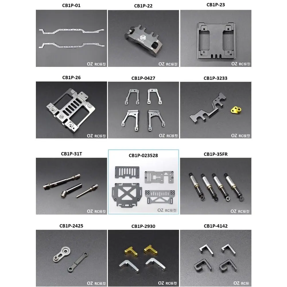 Capo Cub1  1/18 Rc Car Frame Parts 1
