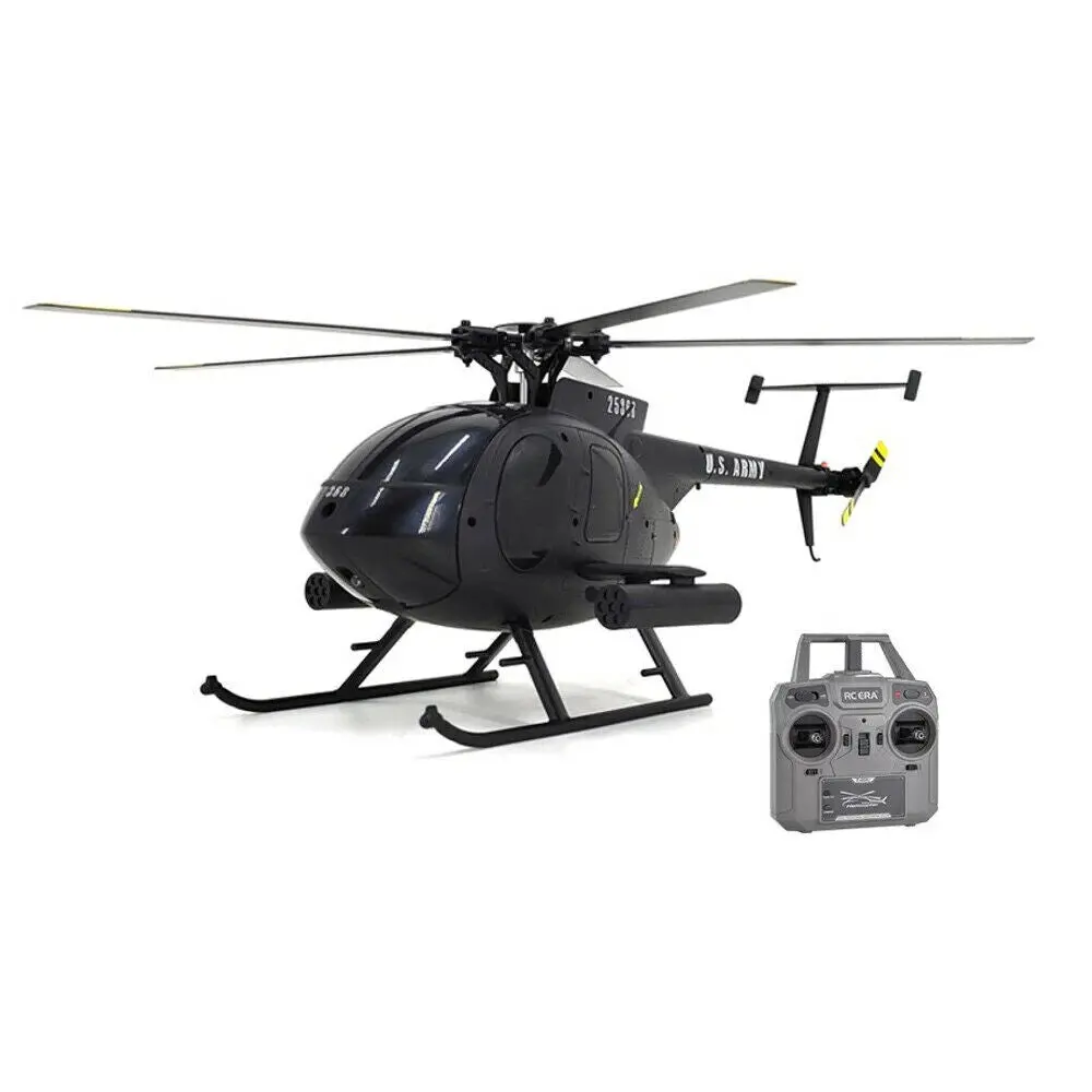 C189 Bird 1:28 Md500 Model Drone Remote Control Helicopter Black Army Green Version Rtf 1