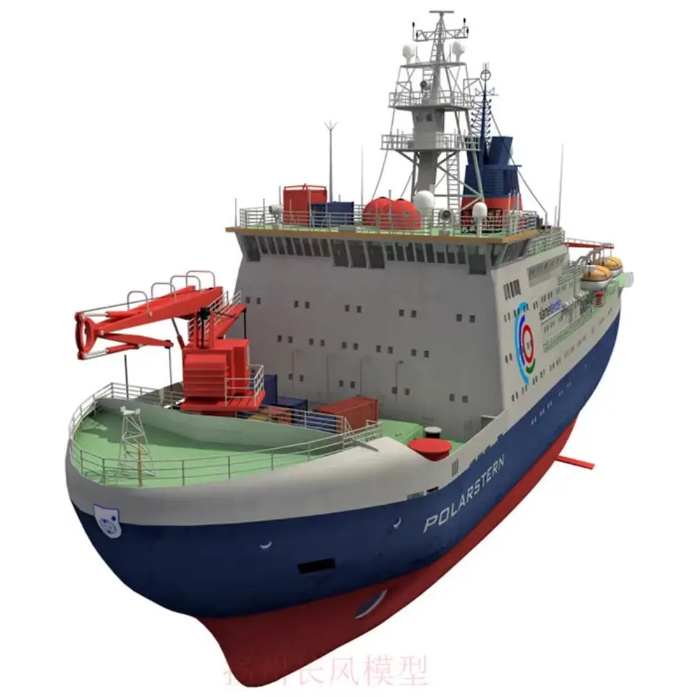 1/250 Static Model Of The Finished Product Of The German Polaris Research Ship 1
