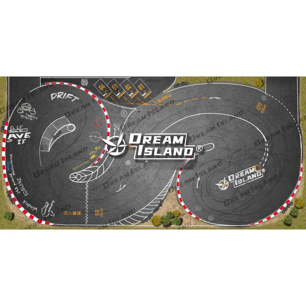 Dreamisland 1/24 Rc Drift Car Map Track 1.2X1.5M 2.2X1.5M 3X1.5M 2