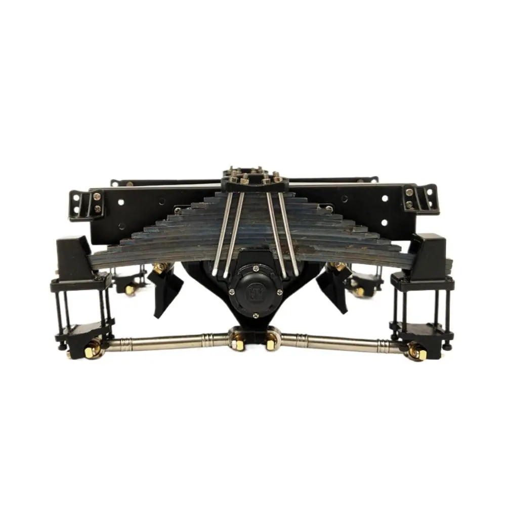 Hy Model 1/14 Rc Tamiya Tractor Truck V Shape Full Metal Spring Steel Suspension For Wheel Side Reduction Axles 1