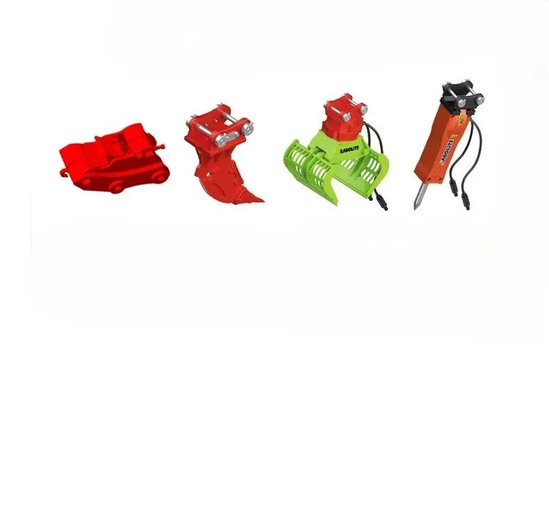 Kabolite K961-100/100S 1/18 Rc Hydraulic Excavator Breaker Clip Bucket Collection 2