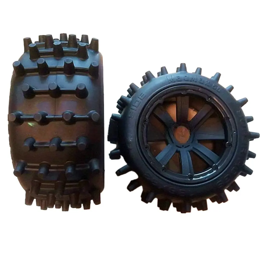 2Pcs Madmax Nail Rear Tire Hub Assembly For 1/5 Baja 5B Losi 5T 2.0  Losi Dbxl-E Rc Car 1