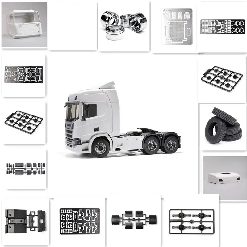 Orlandoo Hunter Tractor Truck 1/32 Scania R650 Oh32t01 Screws Shell Upgrade Parts Kit 1