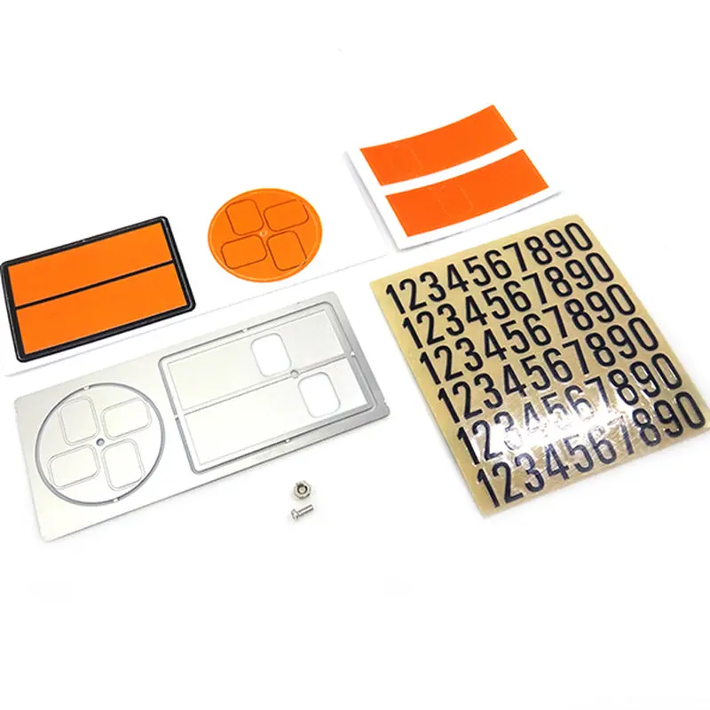Universal European Special Transport Mark For 1/14 Tamiya Rc Tractor Truck 2