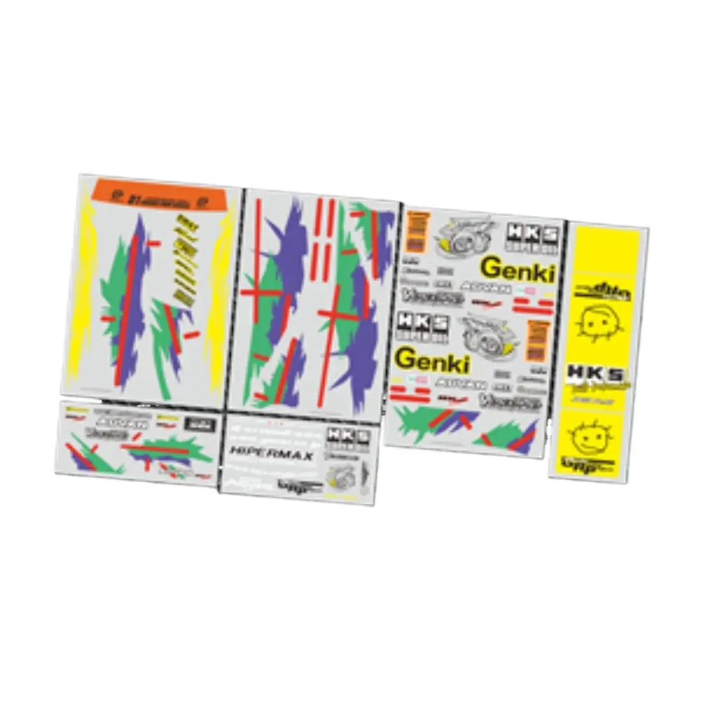 1/10 1/24 Is200 Genki Rc Drift Car Shell Sticker Transfer Sticker Sc1815 4