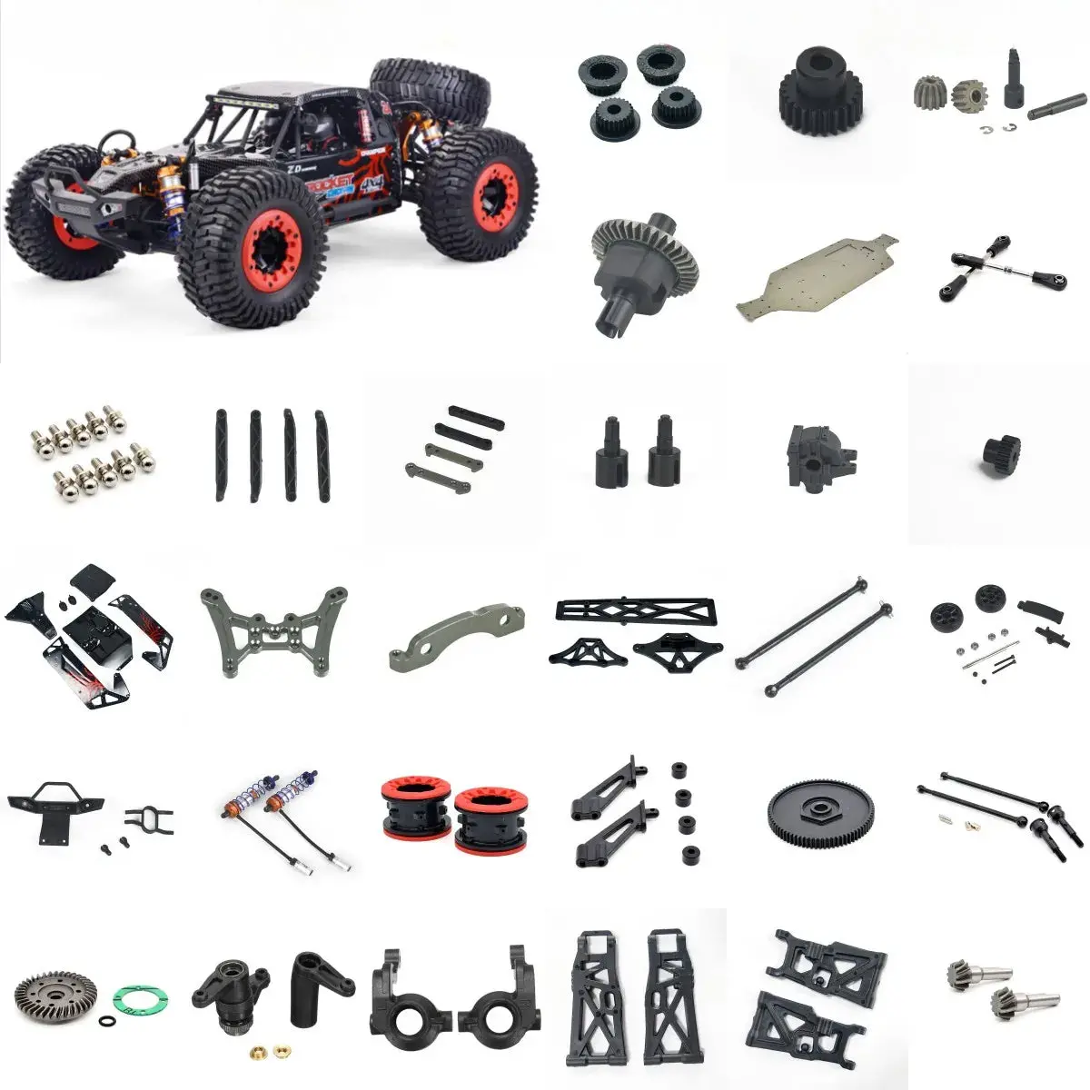 Zd Racing Dbx-10 Dbx10 Rc Car Original Accessories 1