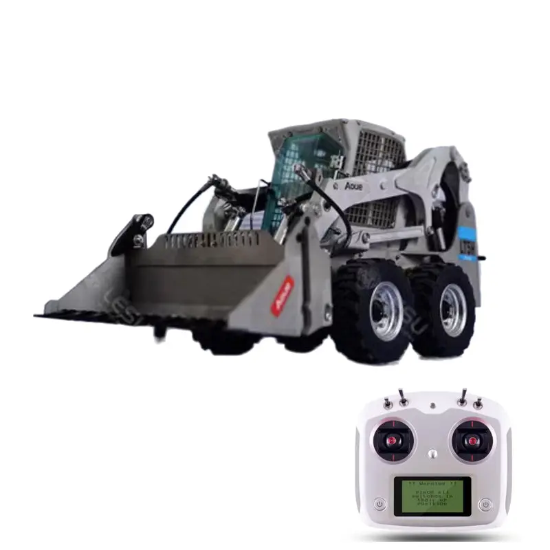 Lesu 1/14 Aoue Lt5h Rc 4 Wheeled Skid Steer  Loader Unpainted Diy Kit Version Rd-A0008 1
