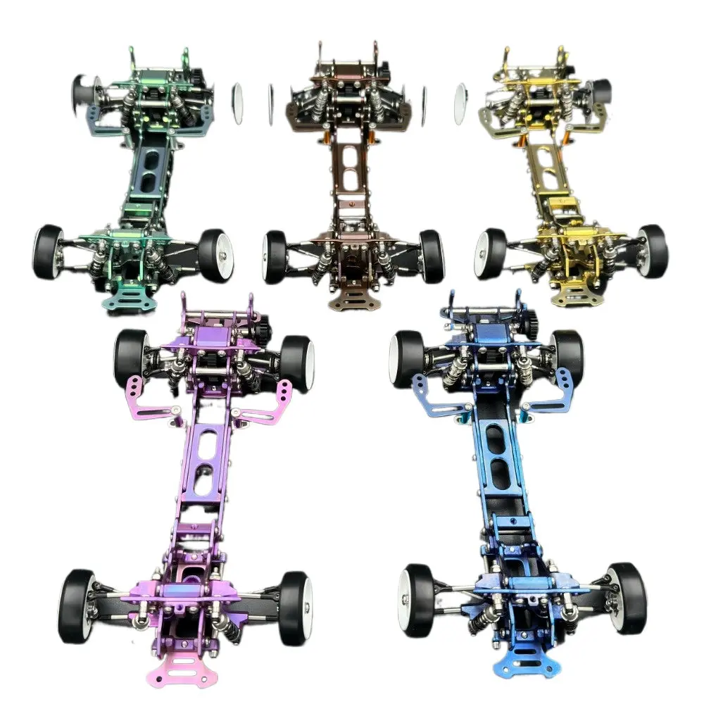 Rhina Racing Rtsv2 Tc4 1/24 Rc Drift Car Titanium Frame Kit 1