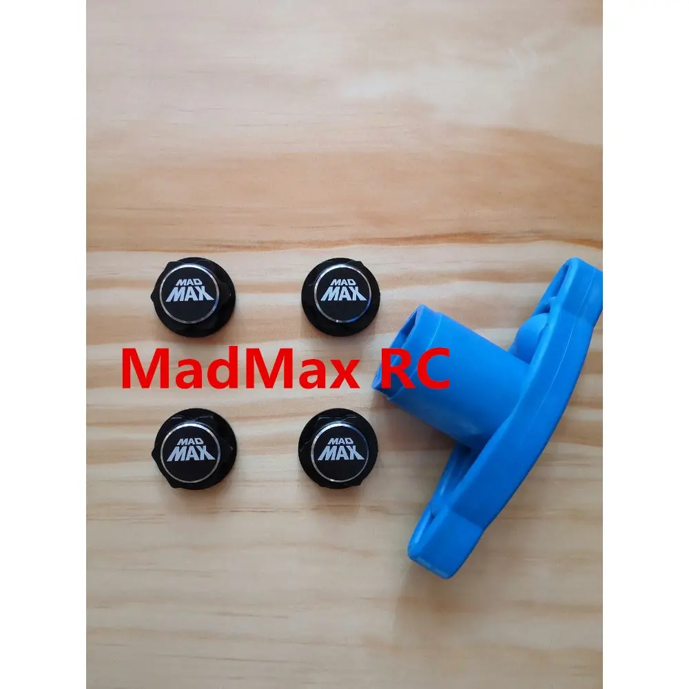 4Pcs Madmax Aluminum Alloy Wheel Cap For Arrma 1/5 8S Outcast 8S Kraton Rc Car 1