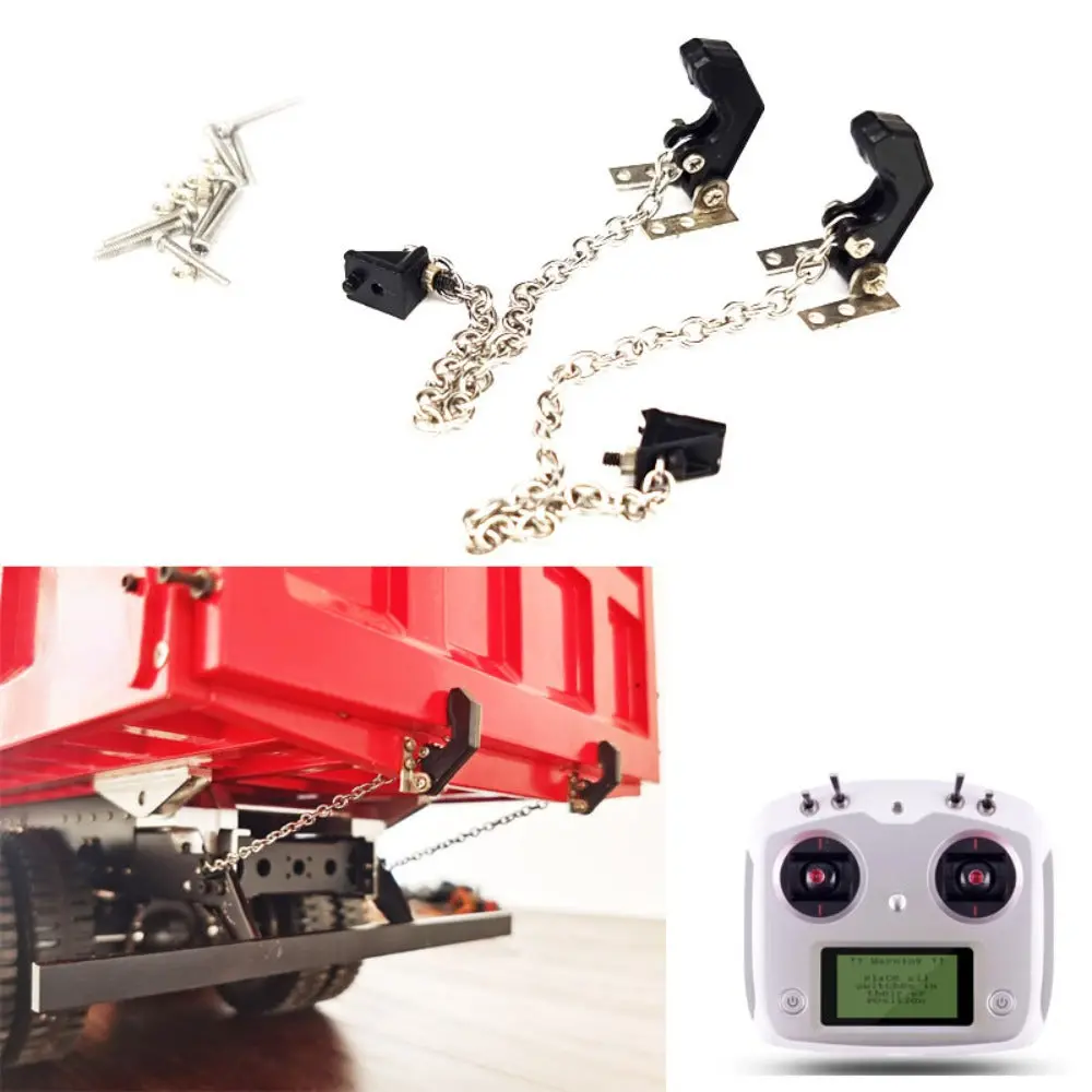 Metal Cargo Bucket Tail Hook Miniature Model 1/14 Tamiya Remote Control Truck 1