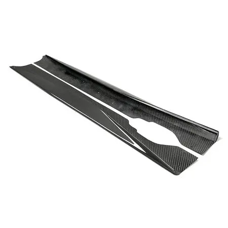 2020 - 2021 Corvette C8 Carbon Fiber Side Skirt Extensions 1