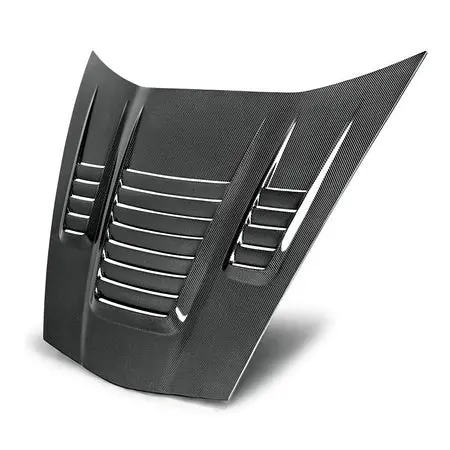 Anderson Composites 2005 - 2013 Corvette "World Challenge" Style Vented Carbon Fiber Hood 1