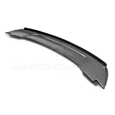 Anderson Composites 2015 - 2021 Mustang Carbon Fiber Track Pack Style Spoiler With Adjustable Wicker Bil 1