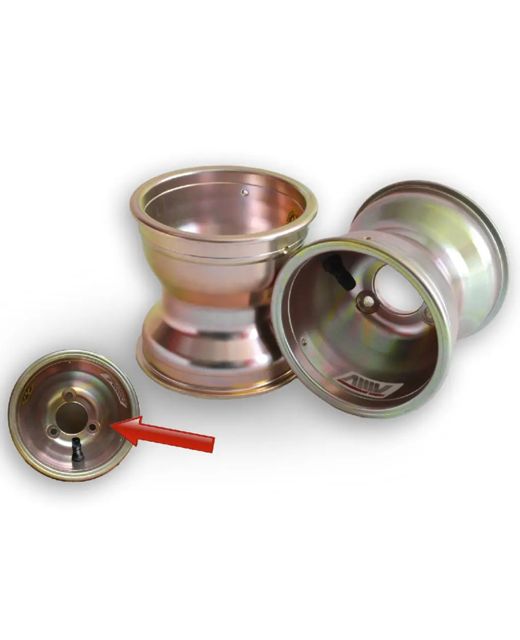 Amv Wheel Set 130Mm Magnesium For Mini (Pair) 1