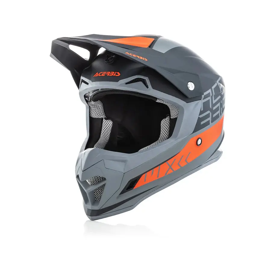 Acerbis Profile 4 Motocross Helmet – Ece 22-05 Certified Black/Orange 3