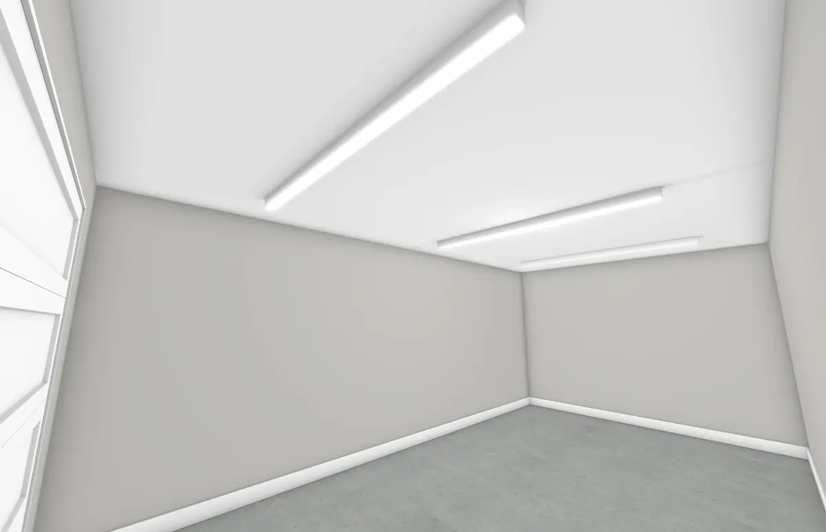 Ultimate One Car Garage Lighting Solution 1