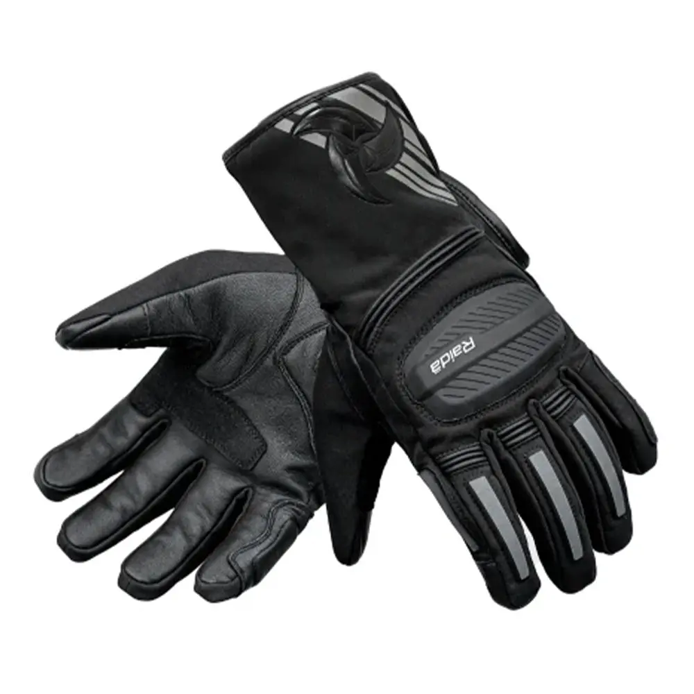 Alps - Waterproof Motorcycle Riding Gloves (Black) 1