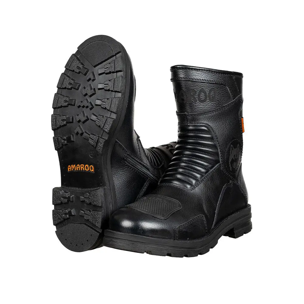Viktor - Motorcycle Riding Boots (Black) 1