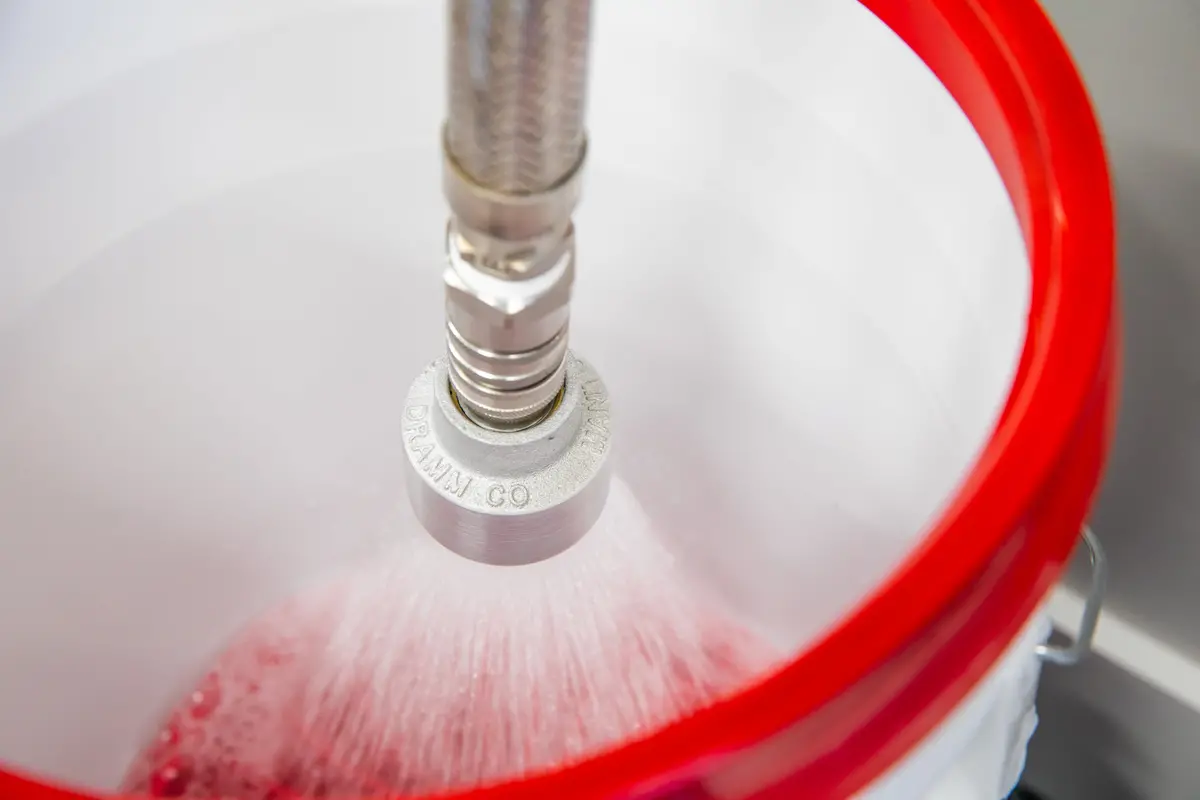 Aluminum Bucket Filler Nozzle 1