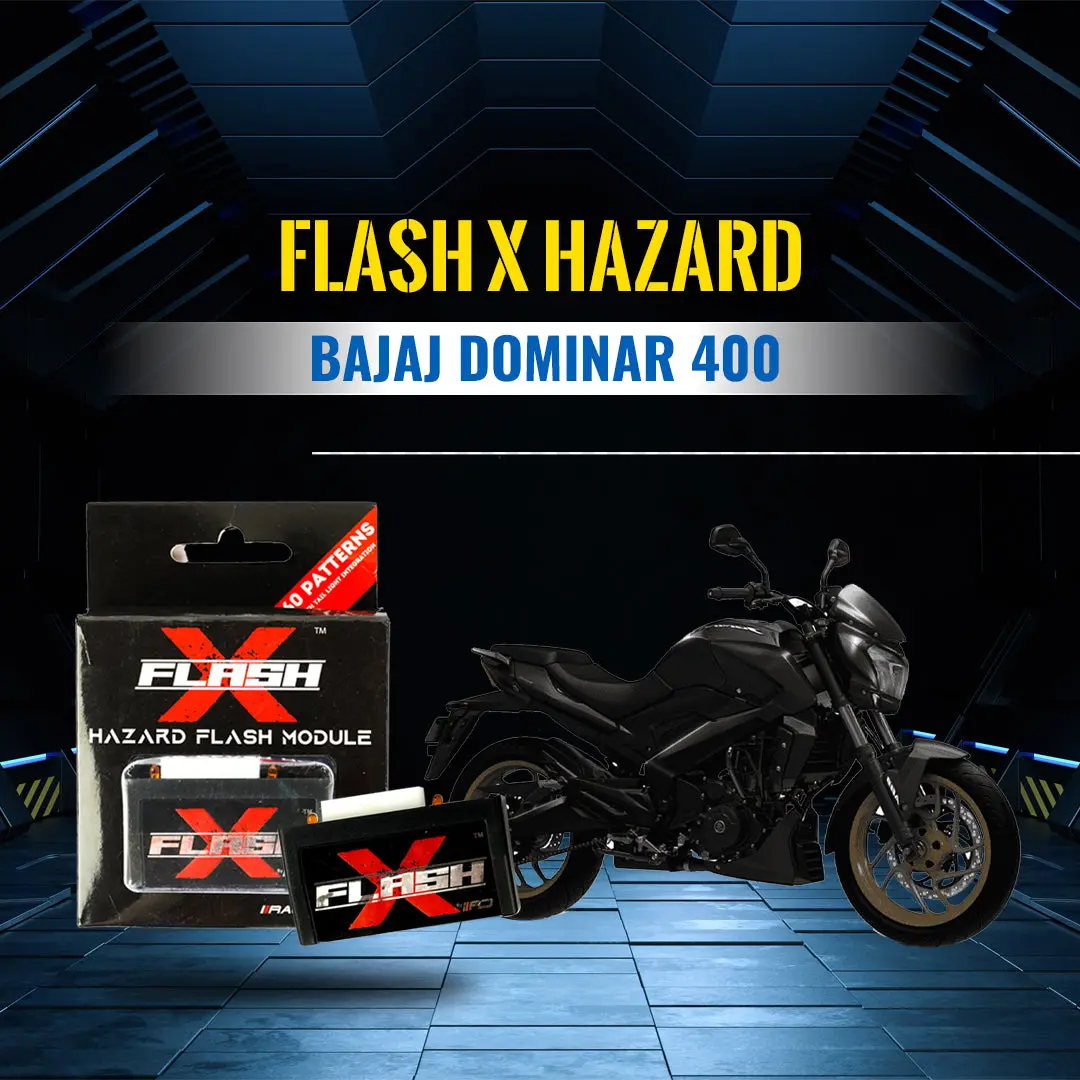 Flash X Hazard For Bajaj Dominar 400 1