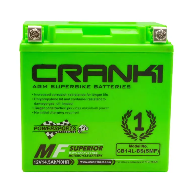 Crank1 Battery For Harley Davidson Superlow 883 (2010 >) 1