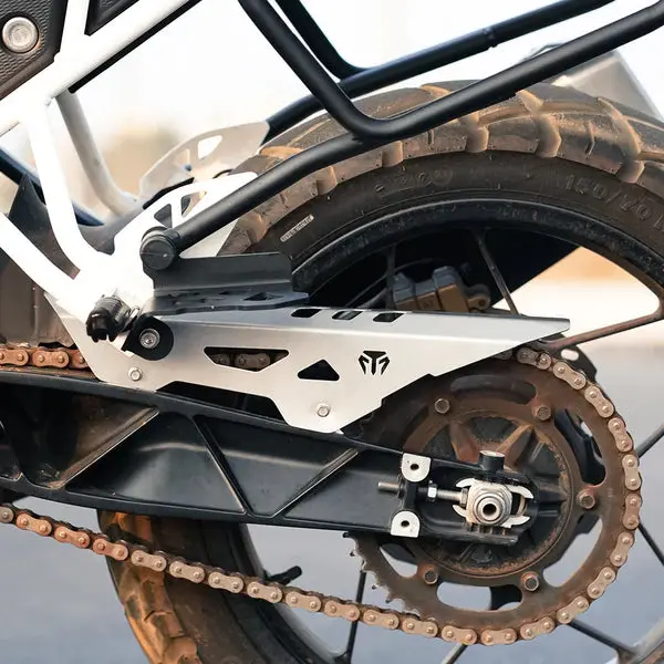 Chain Guard (Silver) For Tvs Apache Rtx 300 | Moto Torque 1