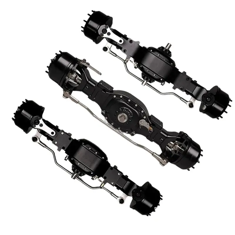 6X6 8X8 Metal Power Axle For 1/14 Tamiya Rc Truck Scania Man Actros Volvo Diy 1