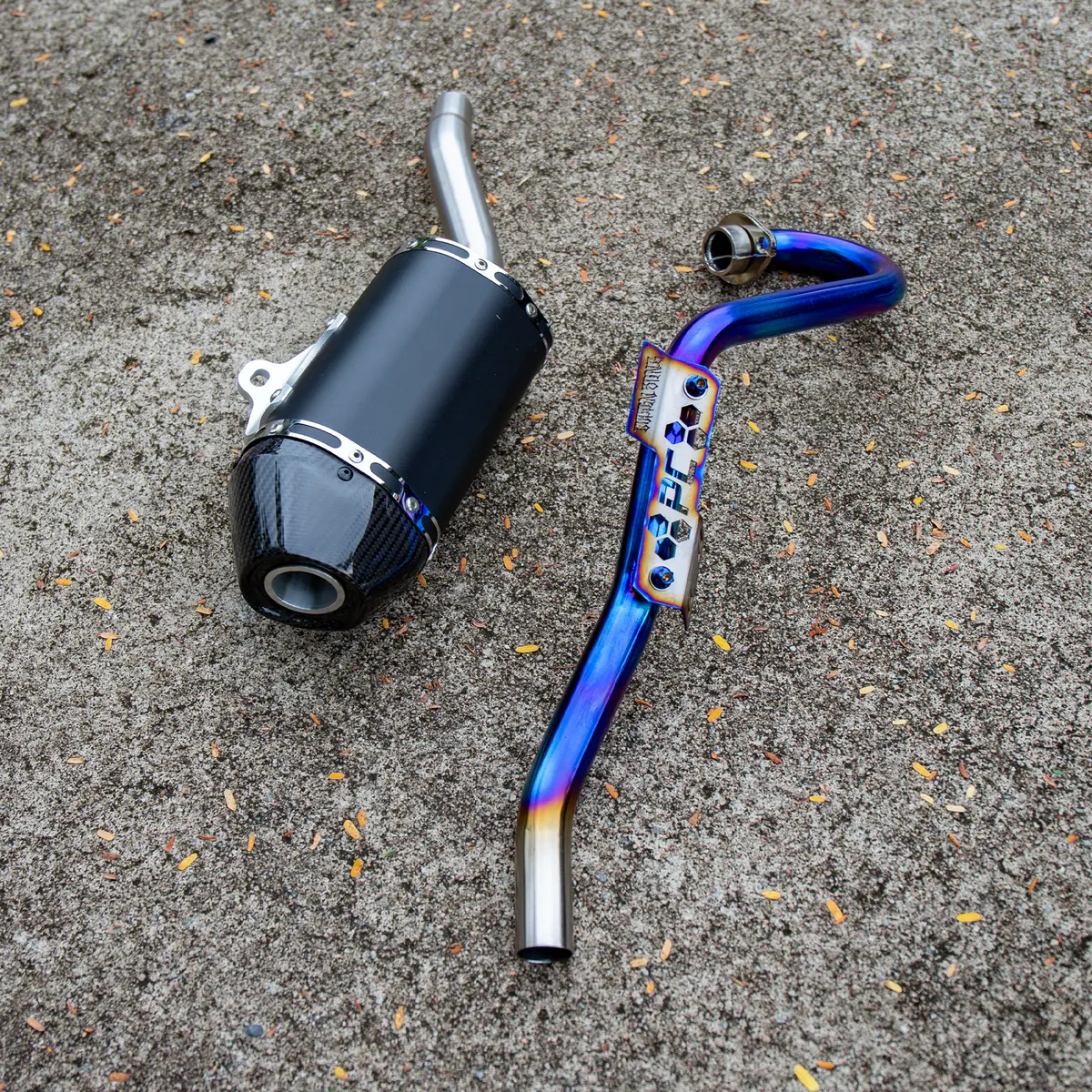 Pro Cannon Ti-Blue Exhaust - Crf 110F 1