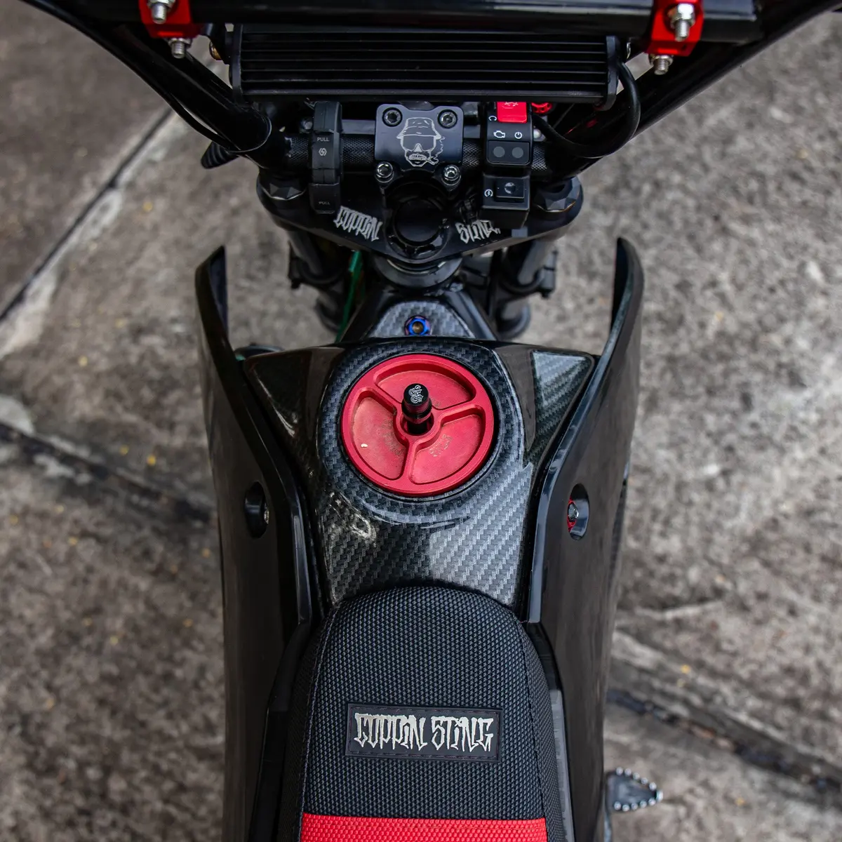 Carbon Tank Cover - Crf 110 / 125F 1