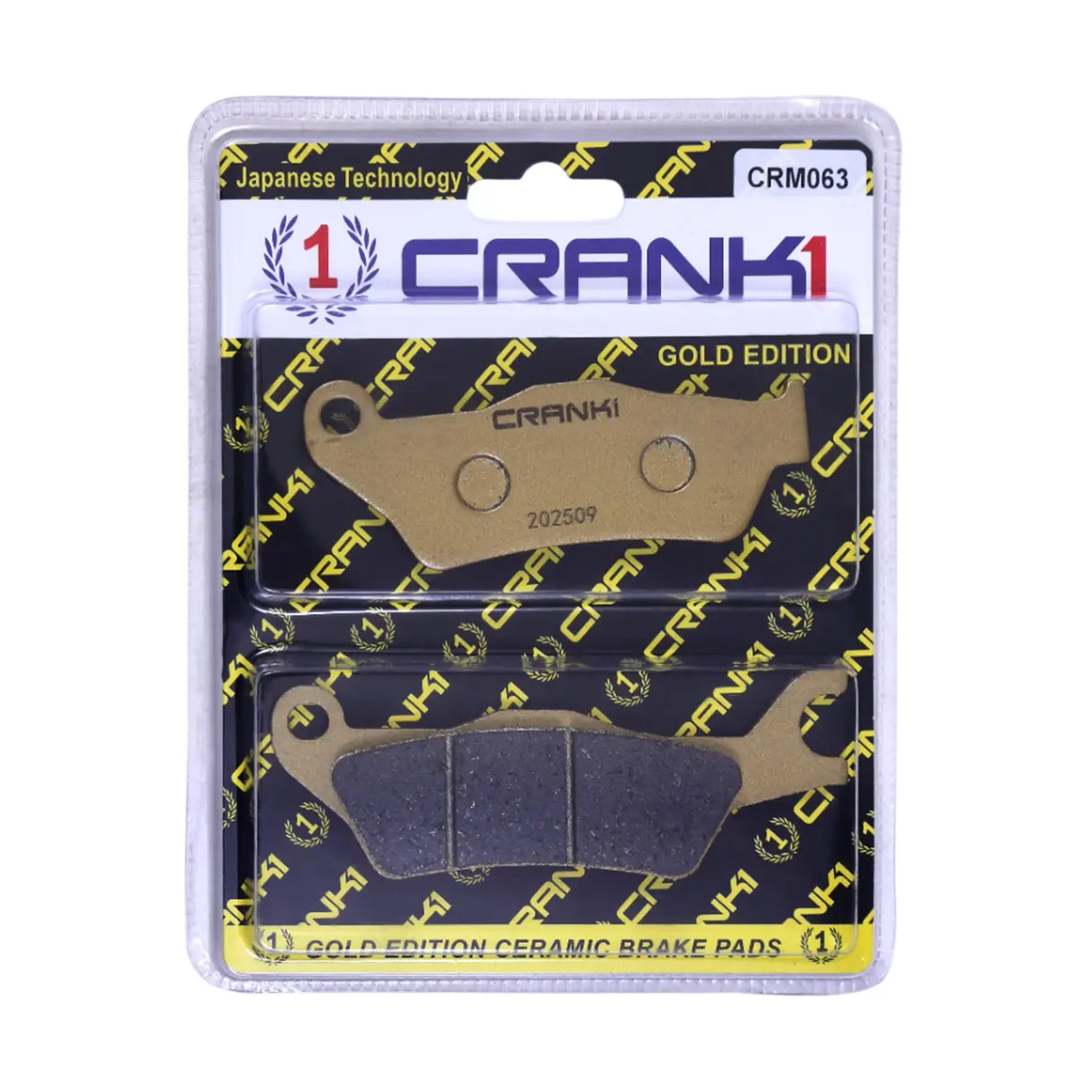 Ceramic Brake Pads For Suzuki Gixer 250 - Front -  Crm063 (1 Set) 1