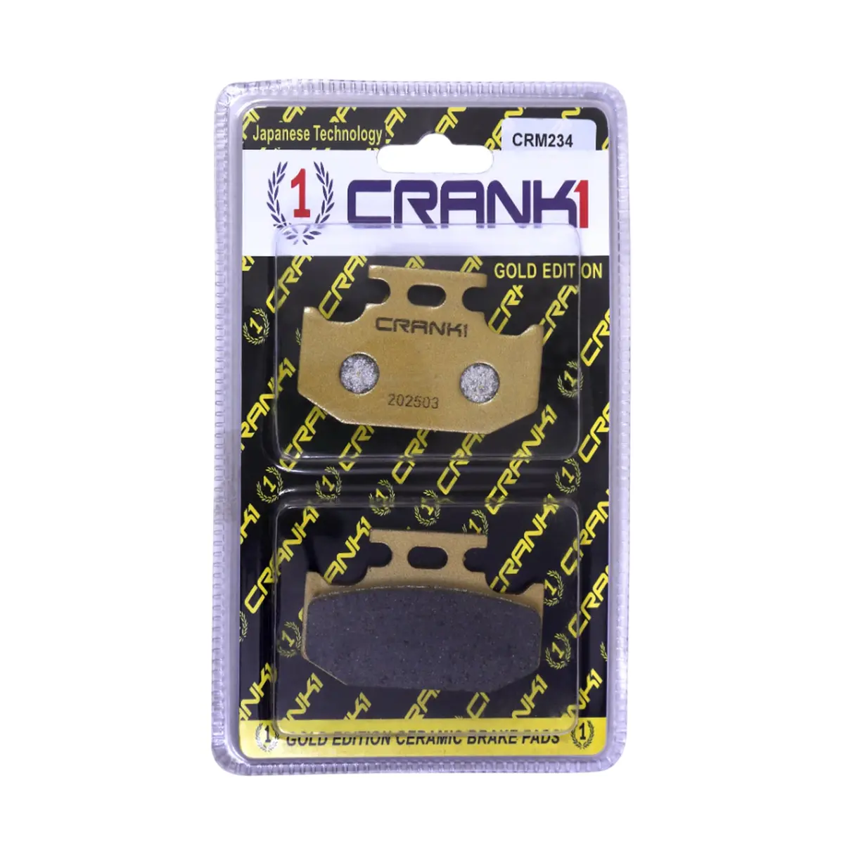 Ceramic Brake Pads For Yamaha R15 V3 - Rear - Crm234 (1 Set) 1