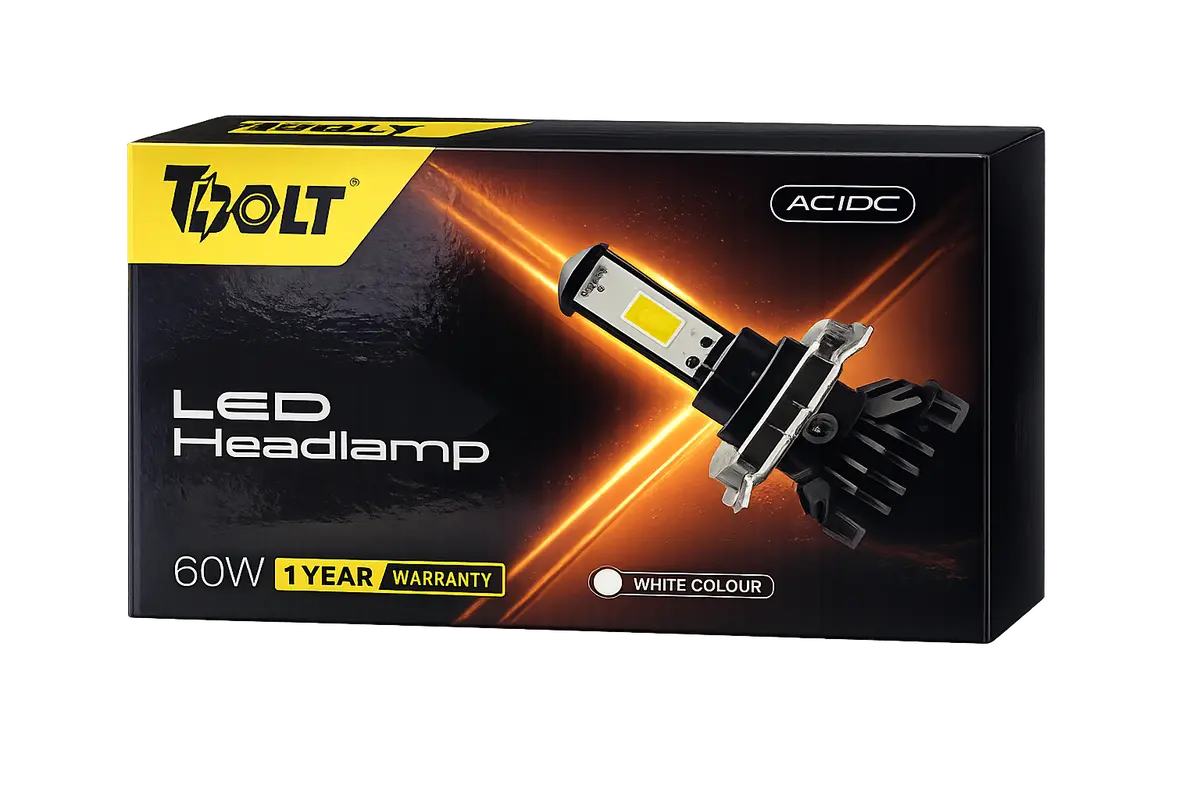 Tbolt Led 60W H4 Headlamp For Motorcycle 1