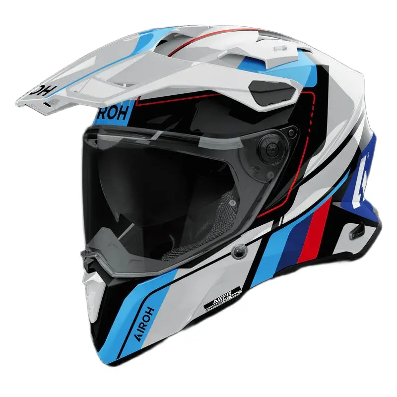 Commander 2 Skip White/Red Gloss Helmet 1