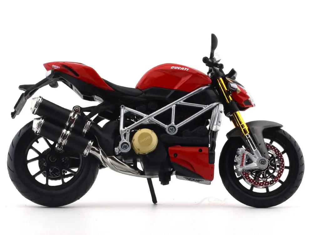 Maisto Ducati Super Naked S 1:12 Diecast Scale Model – Red 2