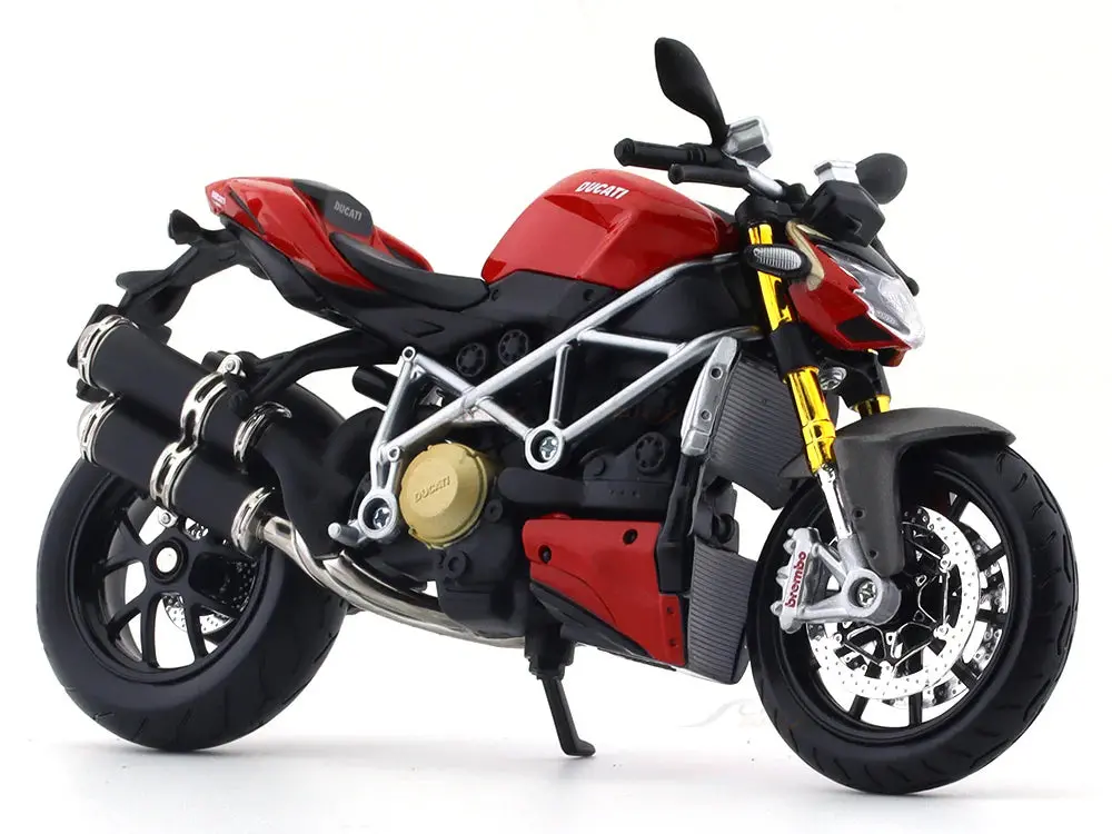 Maisto Ducati Super Naked S 1:12 Diecast Scale Model – Red 1