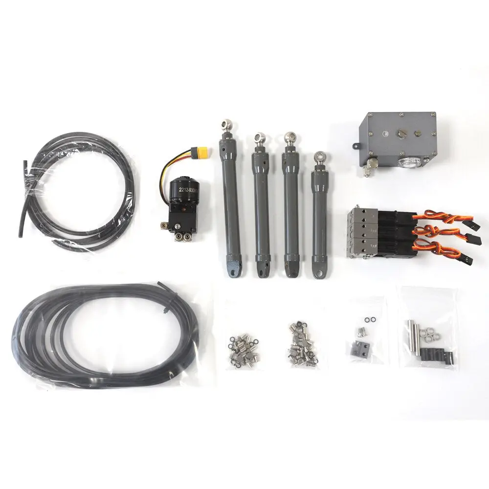Double E Ec160 E010 Hydraulic Kit Rc Electric Excavator Upgrade Hydraulic Excavator 1