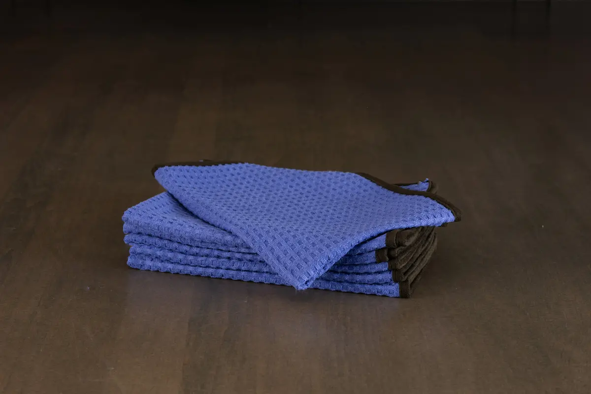 Waffle Weave Glass Cleaning Towel 1