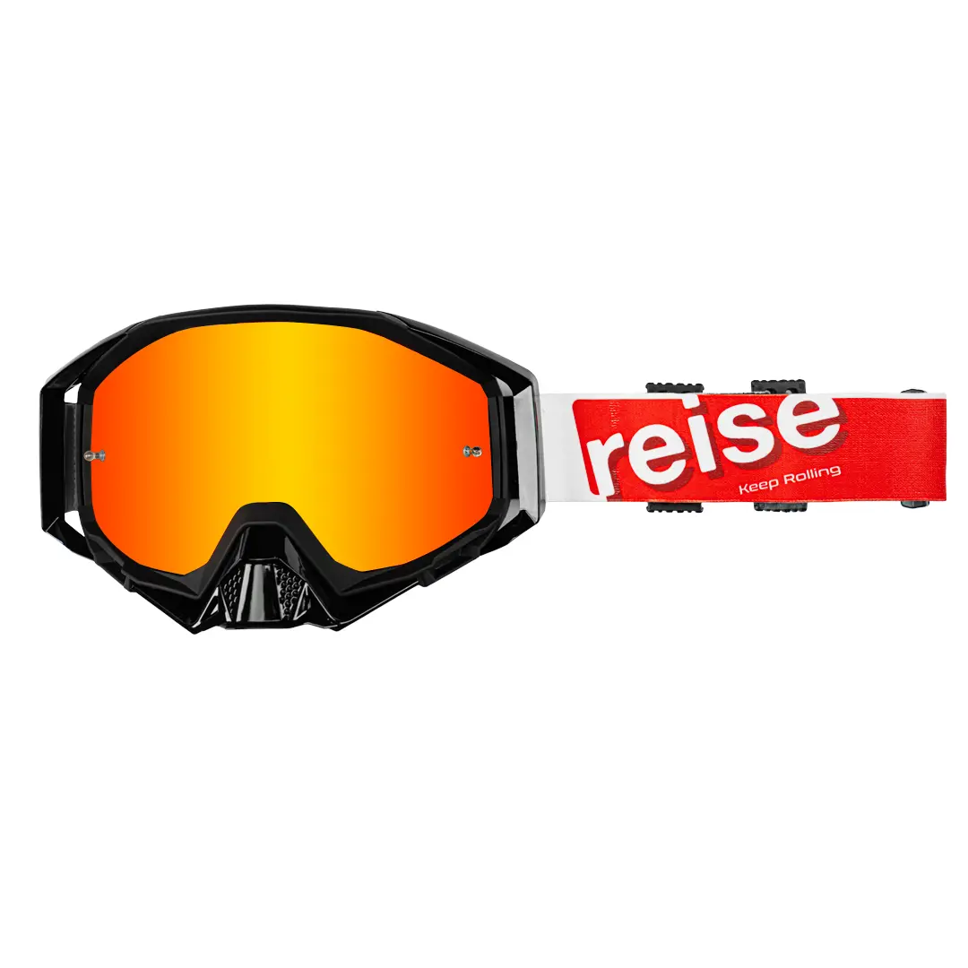Revver (Revo) - Anti Fog & Anti Scratch Mx Goggles (Red) 1