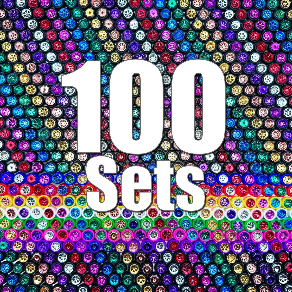 Diamond Cut 100 Sets Value Pack With Alternative Tires ($280 Savings & Free Shipping World-Wide) 1