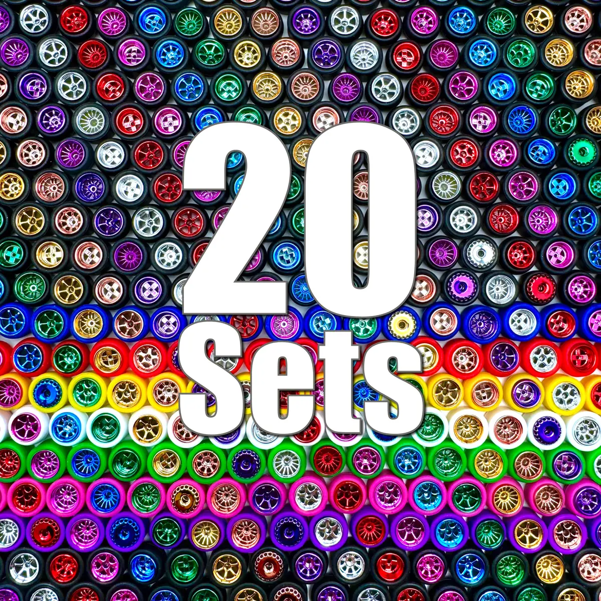 Diamond Cut 20 Sets Value Pack With Alternative Tires ($40 Savings & Free Domestic Shipping) 1