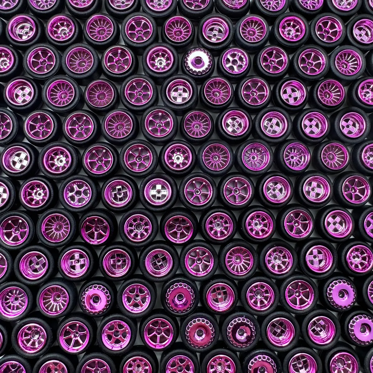 Diamond Cut Pink With Alternative Tires 1