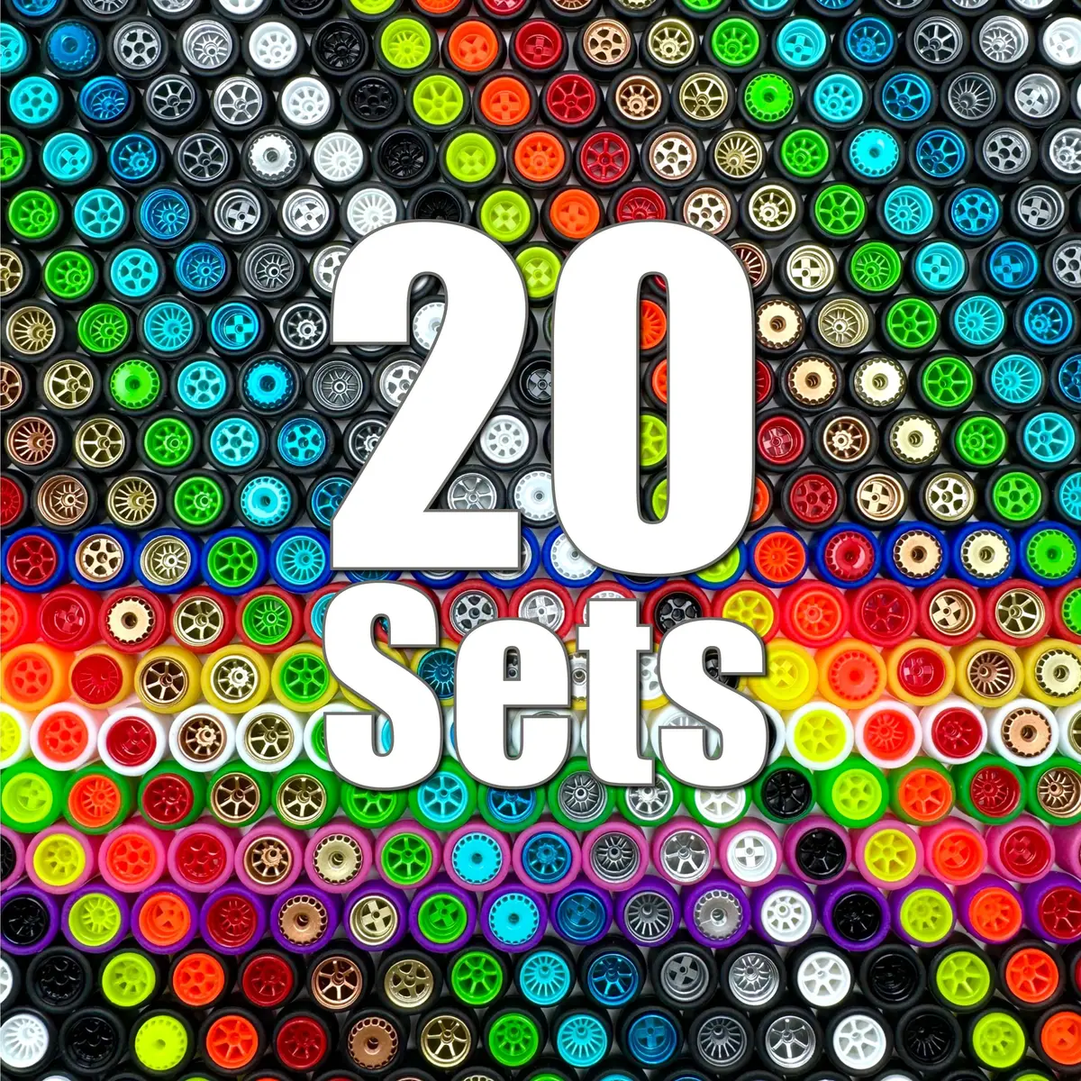 20 Sets Value Pack With Alternative Tires ($35 Savings & Free Domestic Shipping) 1