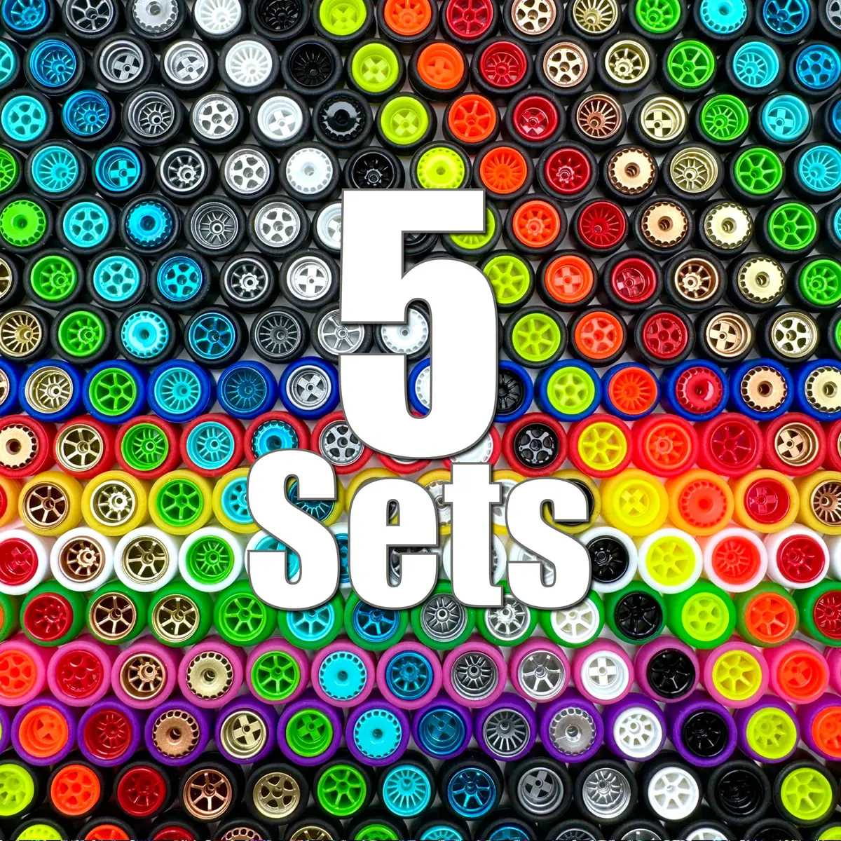 5 Sets Value Pack With Alternative Tires (25% Off) 1