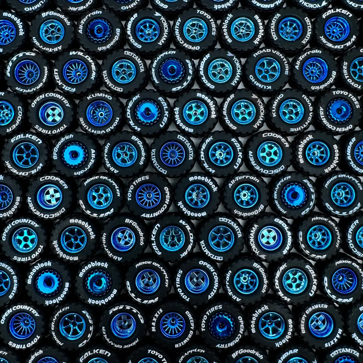 Diamond Cut Blue With Off-Road Tires 1
