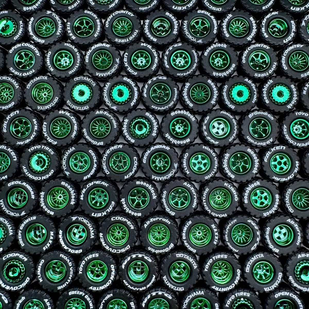 Diamond Cut Green With Off-Road Tires 1